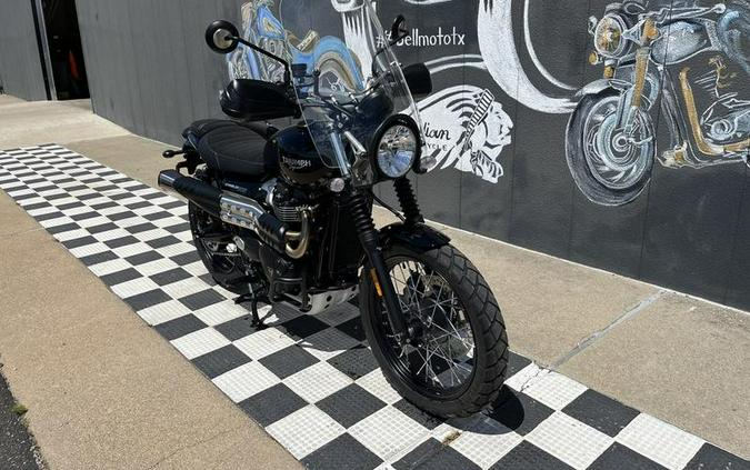 2023 Triumph Scrambler 900 Jet Black