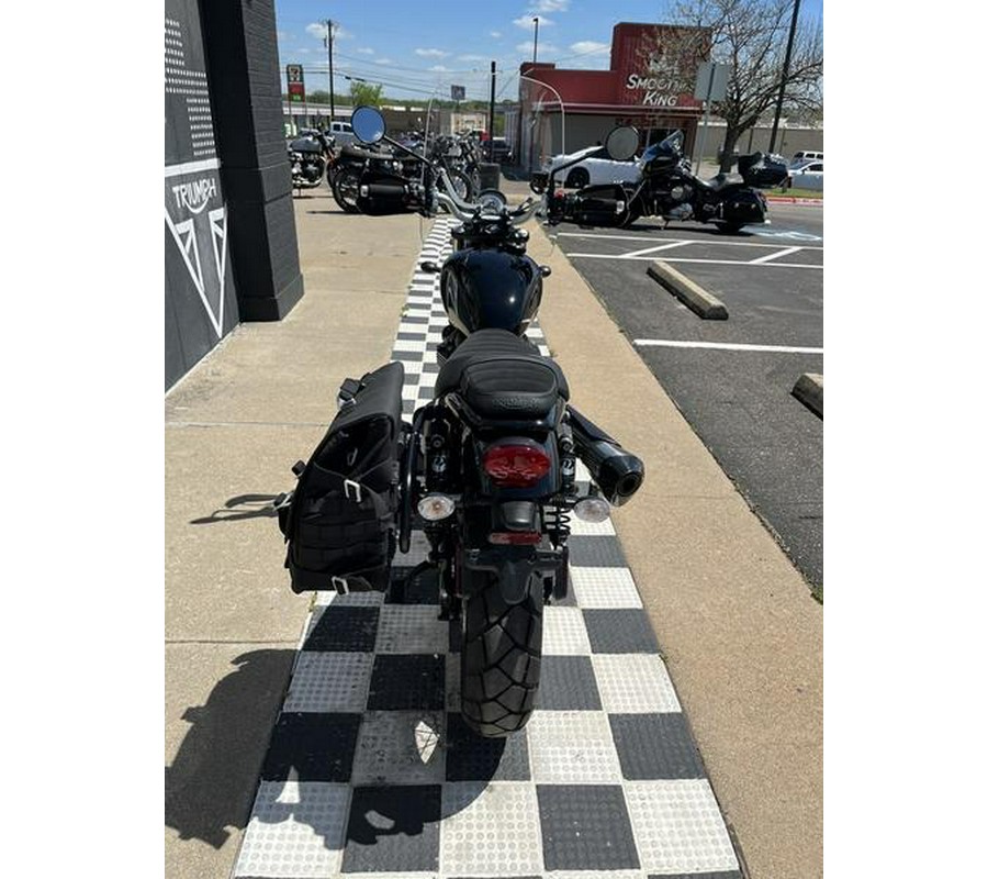 2023 Triumph Scrambler 900 Jet Black