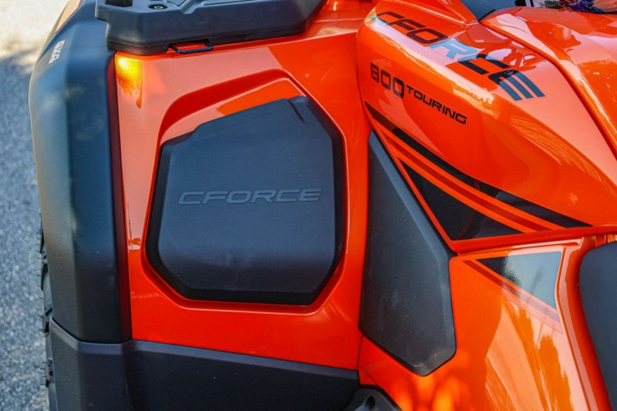 New 2024 CFMOTO CFORCE 800 TOURING LAVA ORANGE