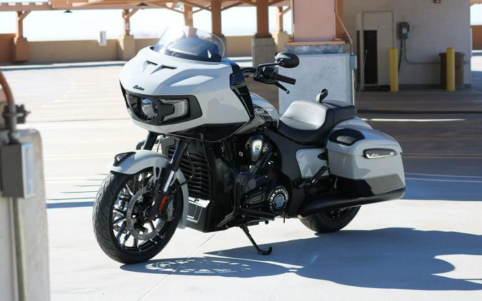 2026 Indian Motorcycle® Challenger® Dark Horse® 112 w/PowerBand Audio Chalk with Black Metallic