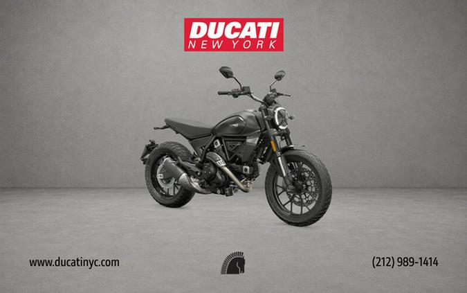 2026 Ducati Scrambler Icon Dark Matte Black
