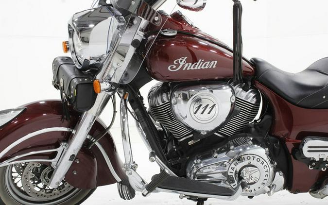 2018 Indian Chief Classic ABS Burgundy Metallic