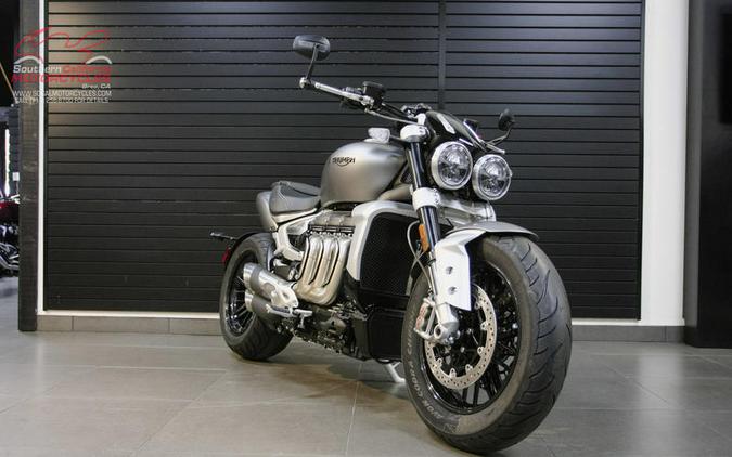 2024 Triumph Rocket 3 R Matte Silver Ice