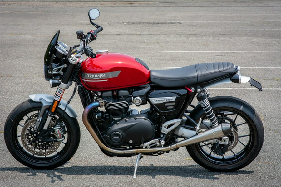 2022 Triumph Speed Twin Red Hopper