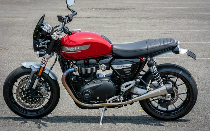 2022 Triumph Speed Twin Red Hopper