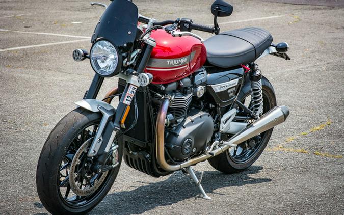 2022 Triumph Speed Twin Red Hopper