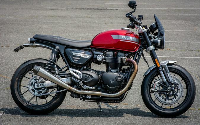 2022 Triumph Speed Twin Red Hopper