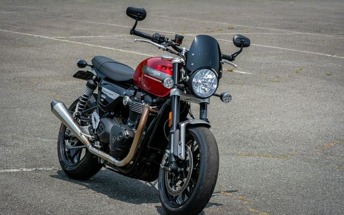 2022 Triumph Speed Twin Red Hopper