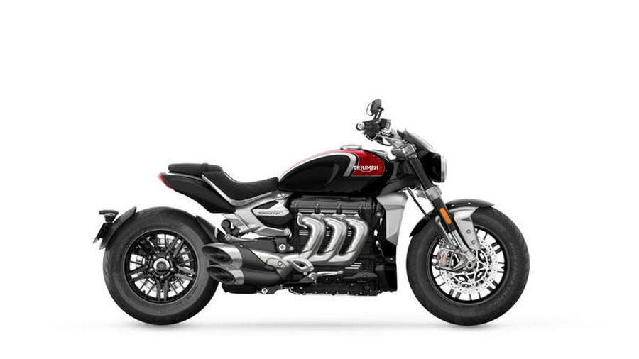 2024 Triumph Rocket 3 R Sapphire Black/Carnival Red/Silver Ice