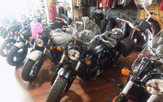 2025 Indian Motorcycle® Super Scout® Black Smoke with Graphics