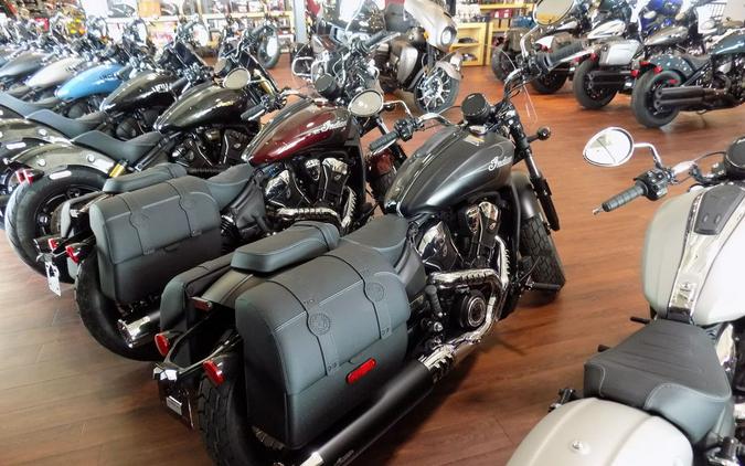 2025 Indian Motorcycle® Super Scout® Black Smoke with Graphics