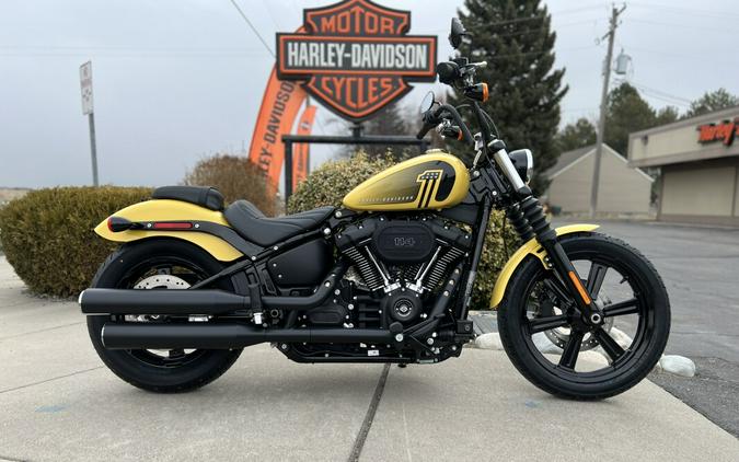 2023 Harley-Davidson Street Bob 114 Industrial Yellow