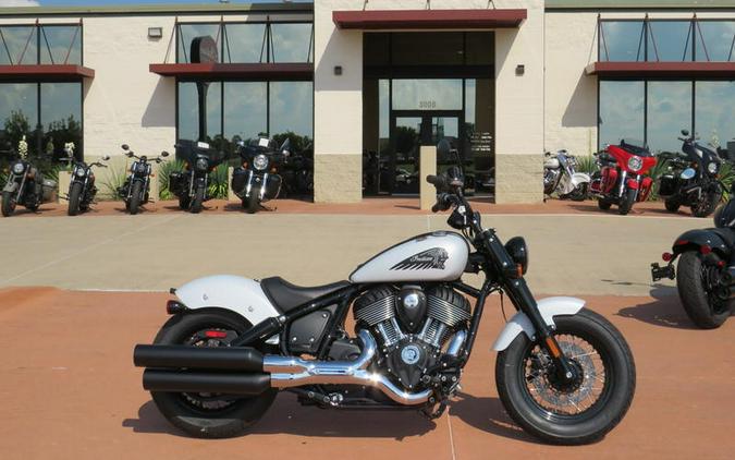 2024 Indian Motorcycle® Chief Bobber Ghost White Metallic Smoke