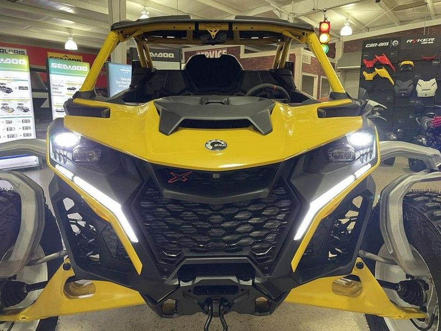 2024 Can-Am® Maverick R X RS with Smart-Shox Carbon Black & Neo Yellow