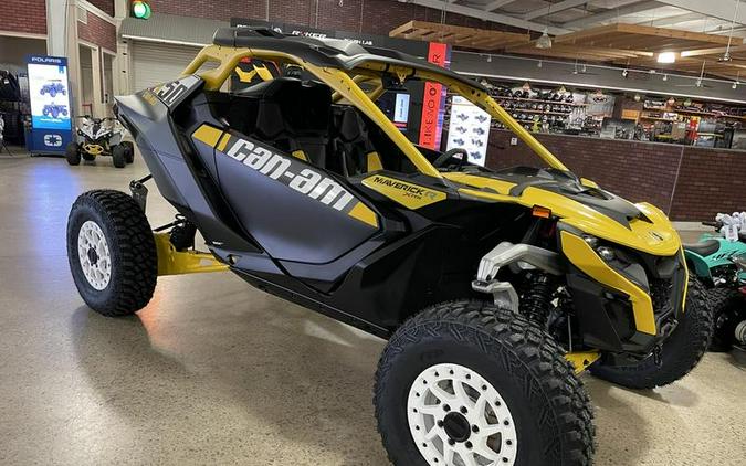 2024 Can-Am® Maverick R X RS with Smart-Shox Carbon Black & Neo Yellow