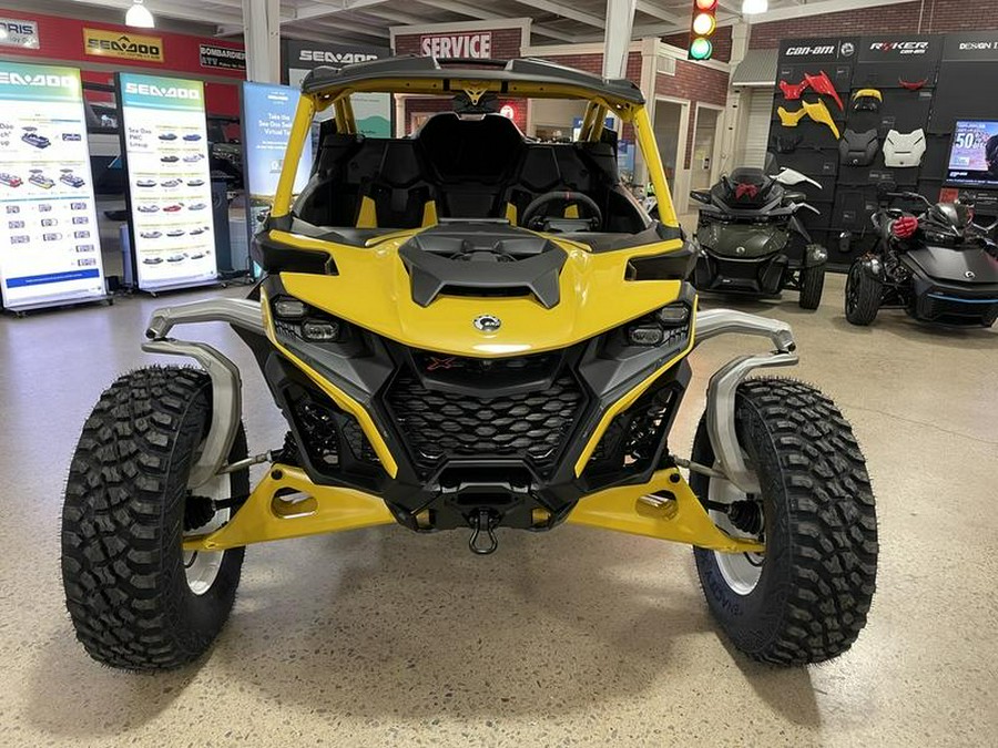 2024 Can-Am® Maverick R X RS with Smart-Shox Carbon Black & Neo Yellow