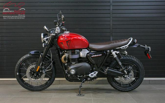 2024 Triumph Scrambler 1200 X Carnival Red