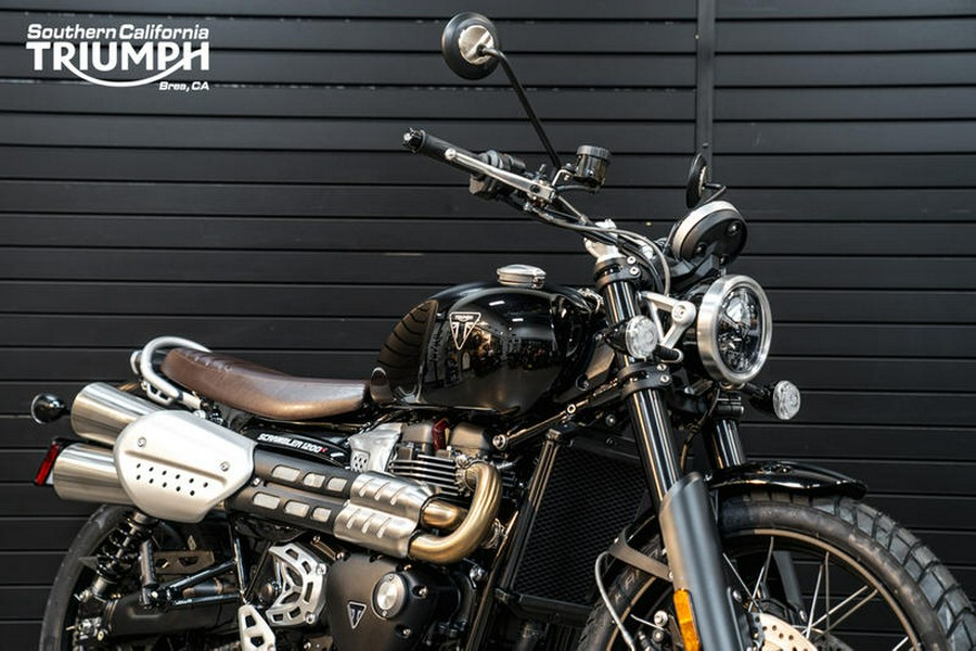 2024 Triumph Scrambler 1200 X Sapphire Black