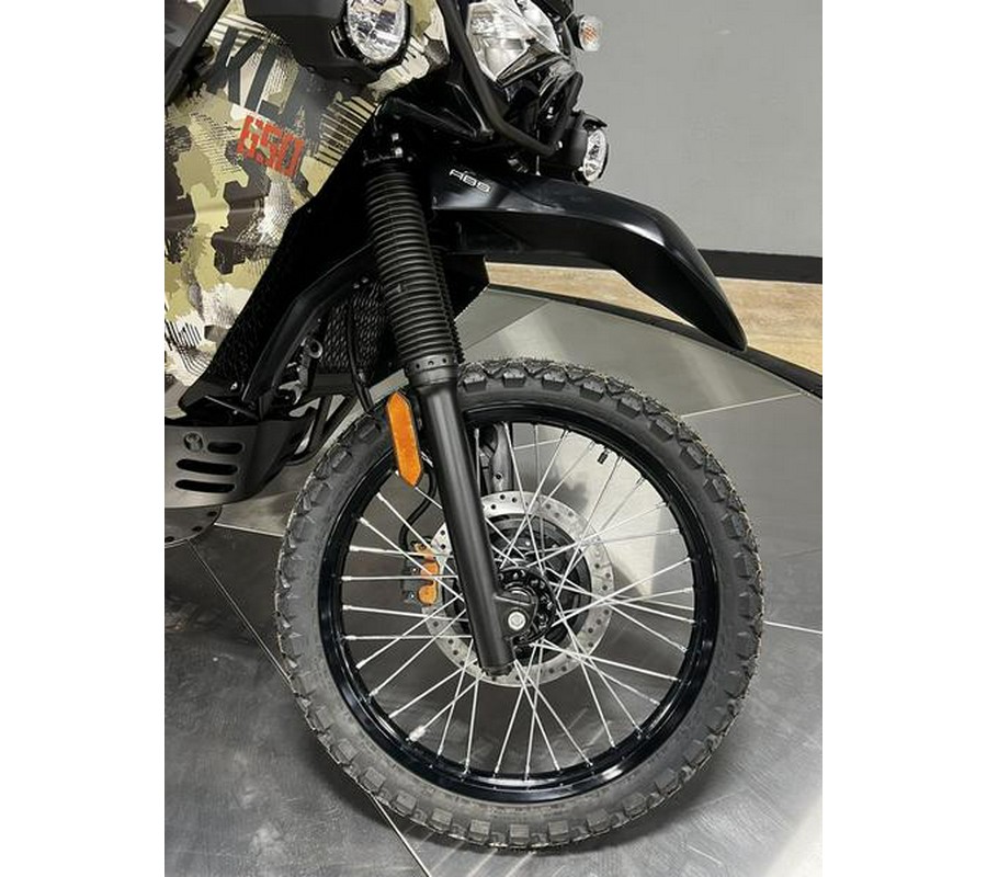 2026 Kawasaki KLR®650 Adventure ABS Cypher Camo Beige