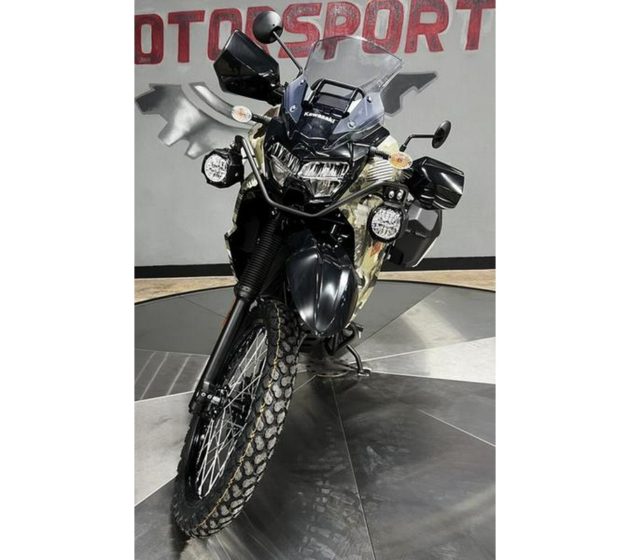 2026 Kawasaki KLR®650 Adventure ABS Cypher Camo Beige