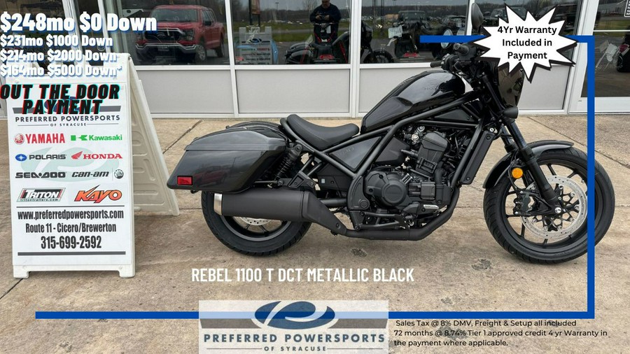 2023 Honda Rebel 1100T DCT Metallic Black