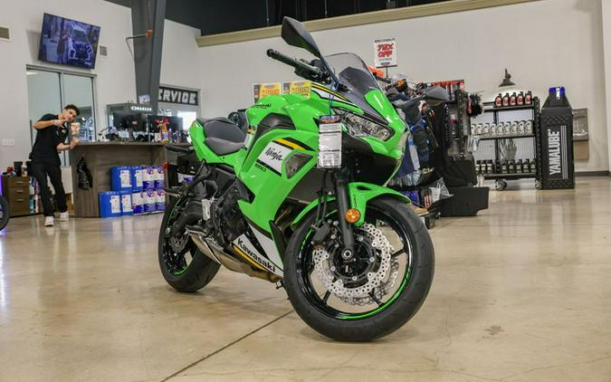 New 2025 KAWASAKI NINJA 650 KRT EDITION ABS LIME GREENEBONYPEARL BLIZZARD WHITE