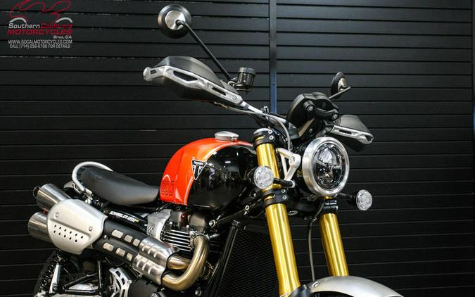 2024 Triumph Scrambler 1200 XE Baja Orange / Phantom Black