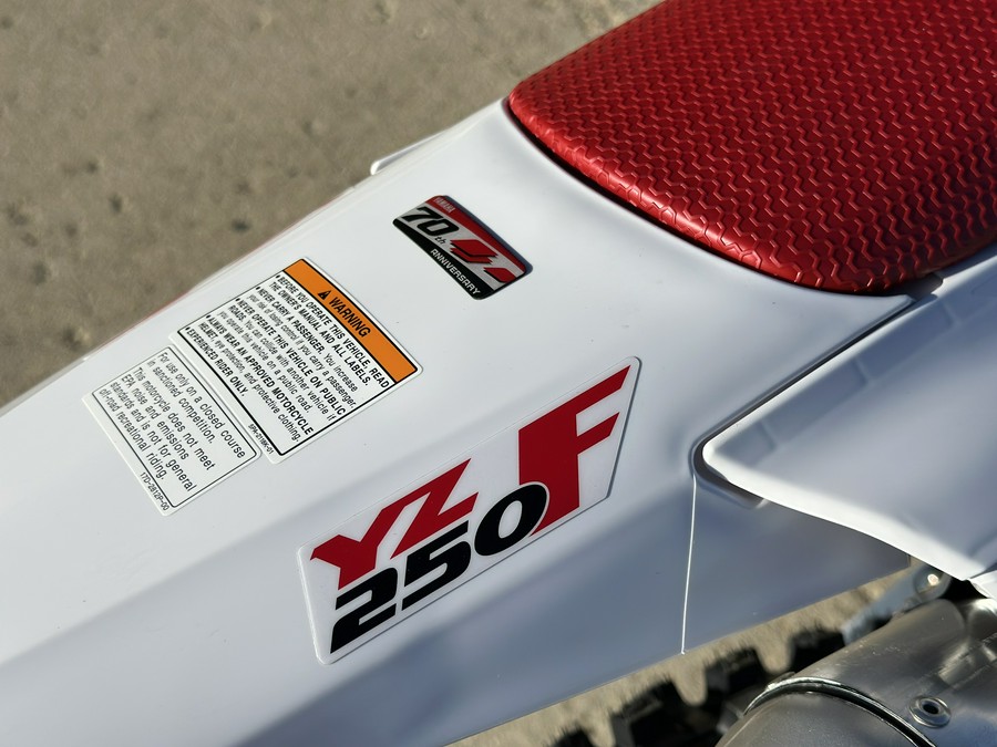 2026 Yamaha YZ 250F 70th Anniversary Edition
