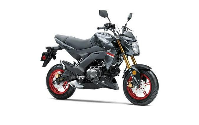 2024 Kawasaki Z125Pro Cypher CamoGray/Metallic Matte Carbon Gray