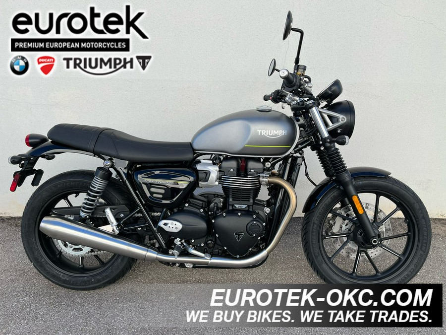 2023 Triumph Speed Twin 900 Matte Silver Ice