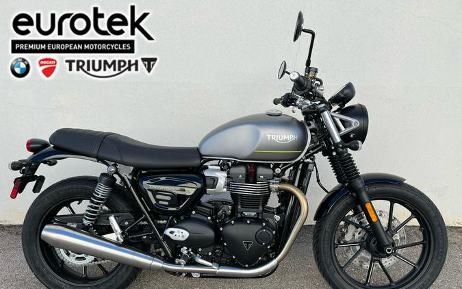 2023 Triumph Speed Twin 900 Matte Silver Ice