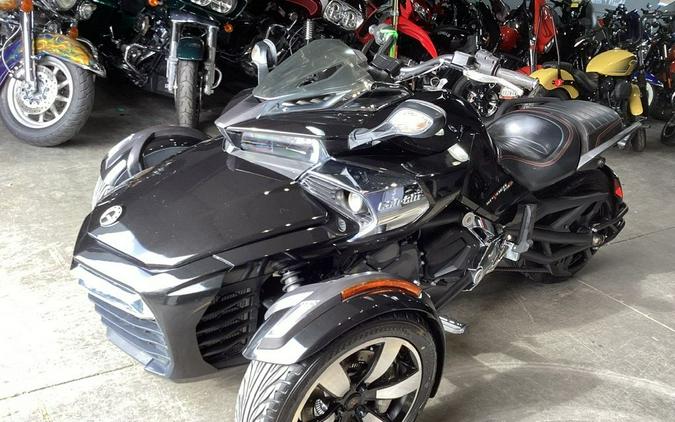 2015 Can-Am® Spyder® F3 S 6-Speed Manual (SM6) Steel Black Metallic