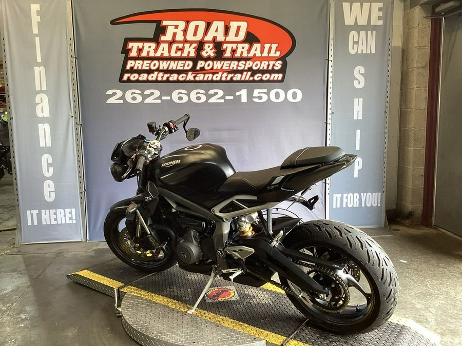 2022 Triumph Street Triple RS Matte Jet Black