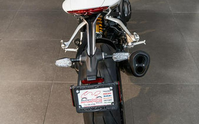 2024 Triumph Speed Triple 1200 RR Crystal White Storm Grey