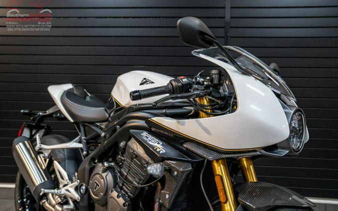 2024 Triumph Speed Triple 1200 RR Crystal White Storm Grey