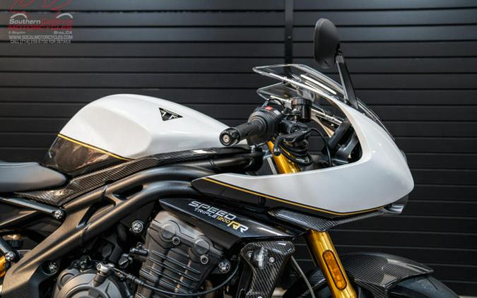 2024 Triumph Speed Triple 1200 RR Crystal White Storm Grey