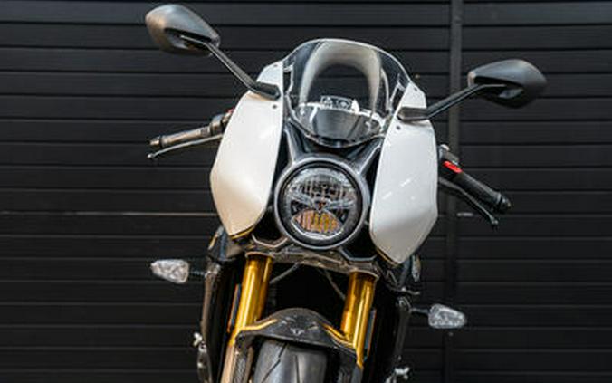 2024 Triumph Speed Triple 1200 RR Crystal White Storm Grey