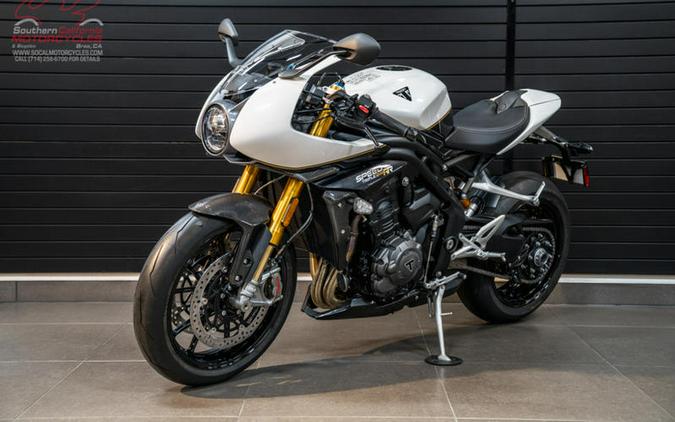 2024 Triumph Speed Triple 1200 RR Crystal White Storm Grey