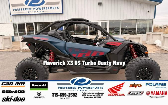 2026 Can-Am Maverick X3 DS Turbo Dusty Navy