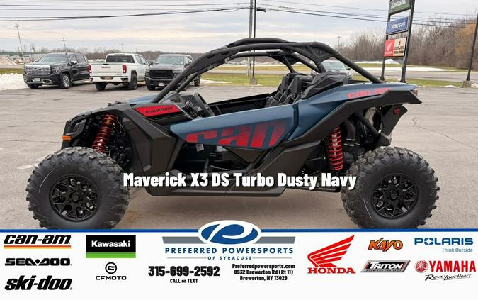 2026 Can-Am Maverick X3 DS Turbo Dusty Navy
