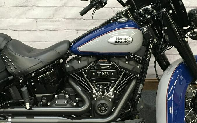 2023 Harley-Davidson Heritage Classic Billiard Blue/Billiard Gray - Black Finish FLHCS