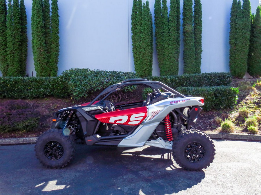 2024 Can-Am® Maverick X3 RS Turbo Fiery Red & Hyper Silver