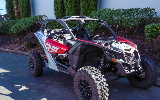 2024 Can-Am® Maverick X3 RS Turbo Fiery Red & Hyper Silver