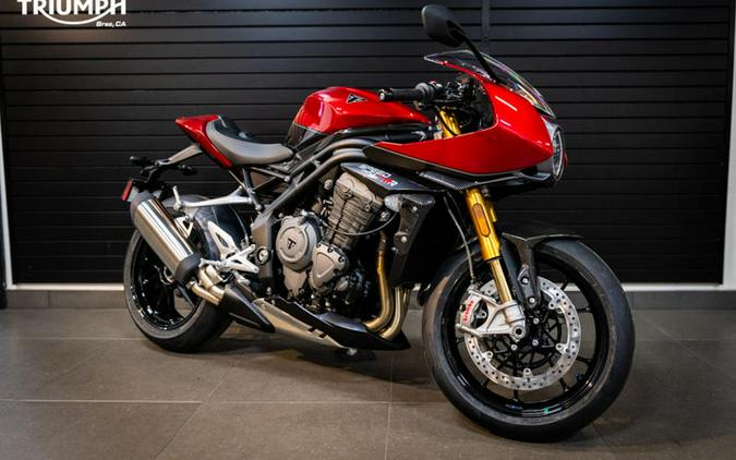 2024 Triumph Speed Triple 1200 RR Red Hopper Storm Grey