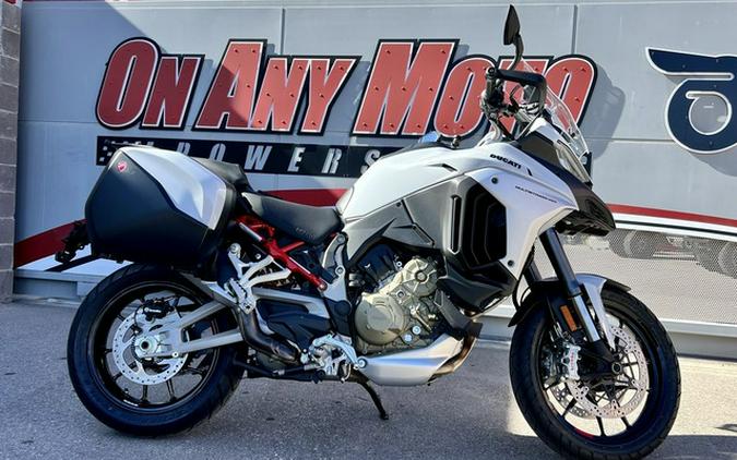 2023 Ducati Multistrada V4S Iceberg White - Alloy Wheels