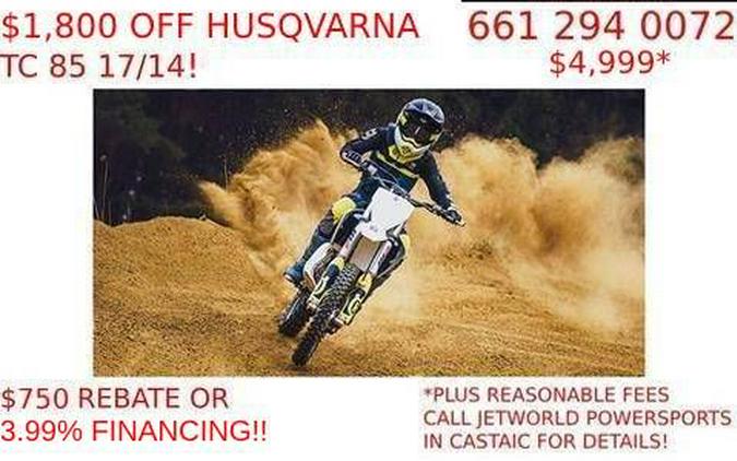 2024 Husqvarna TC 85 17/14