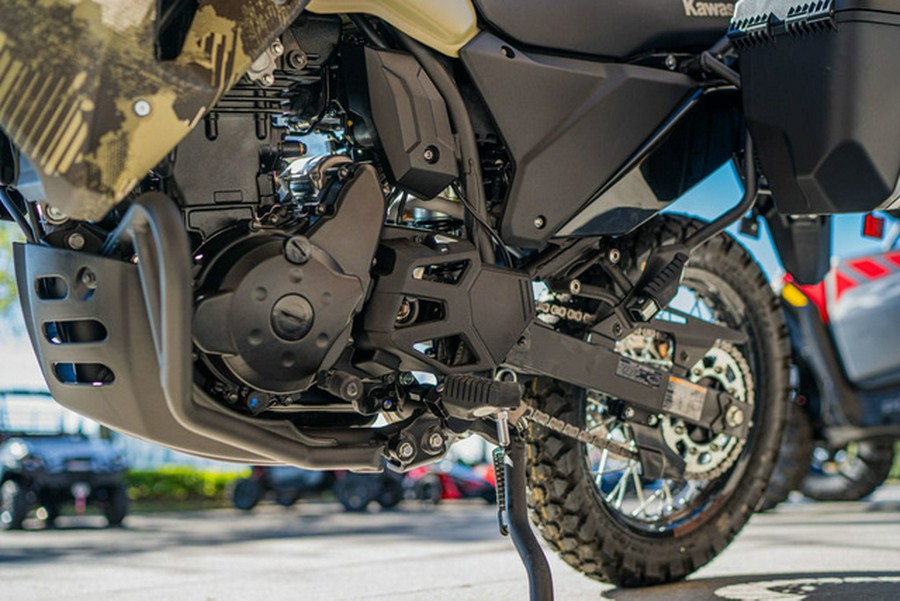 2026 Kawasaki KLR650 Adventure ABS Cypher Camo Beige