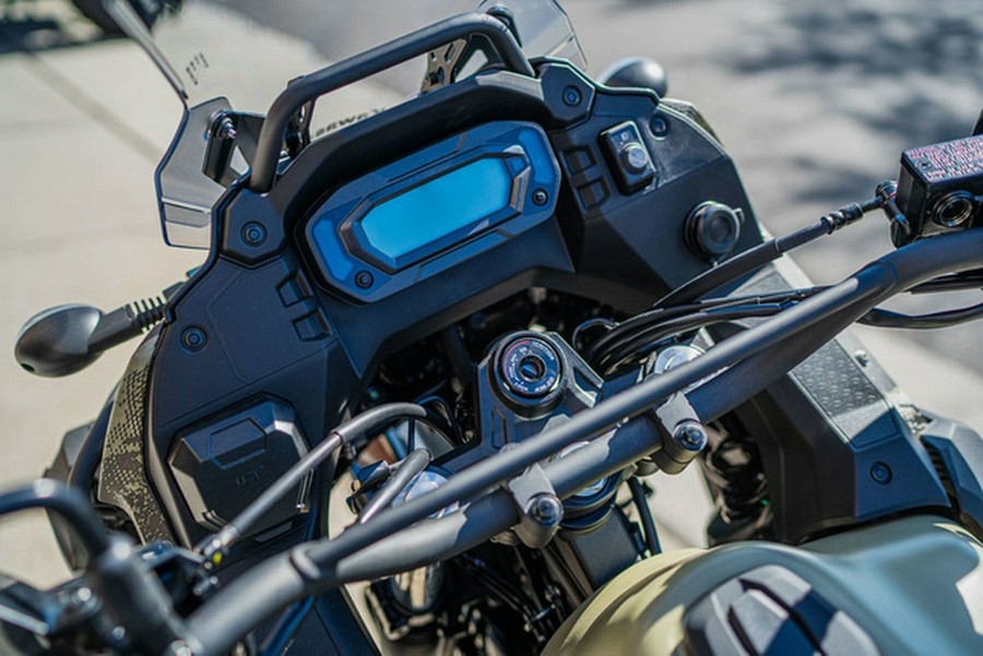 2026 Kawasaki KLR650 Adventure ABS Cypher Camo Beige