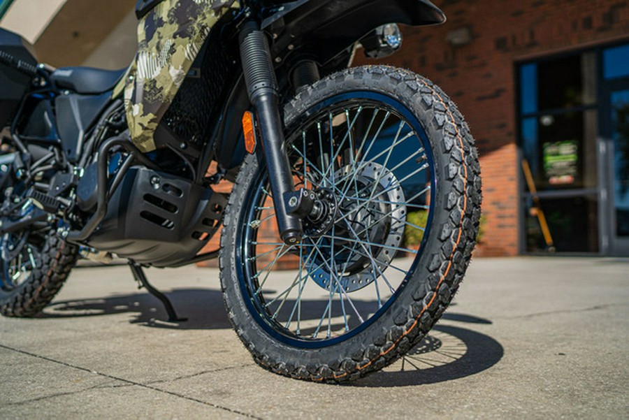 2026 Kawasaki KLR650 Adventure ABS Cypher Camo Beige