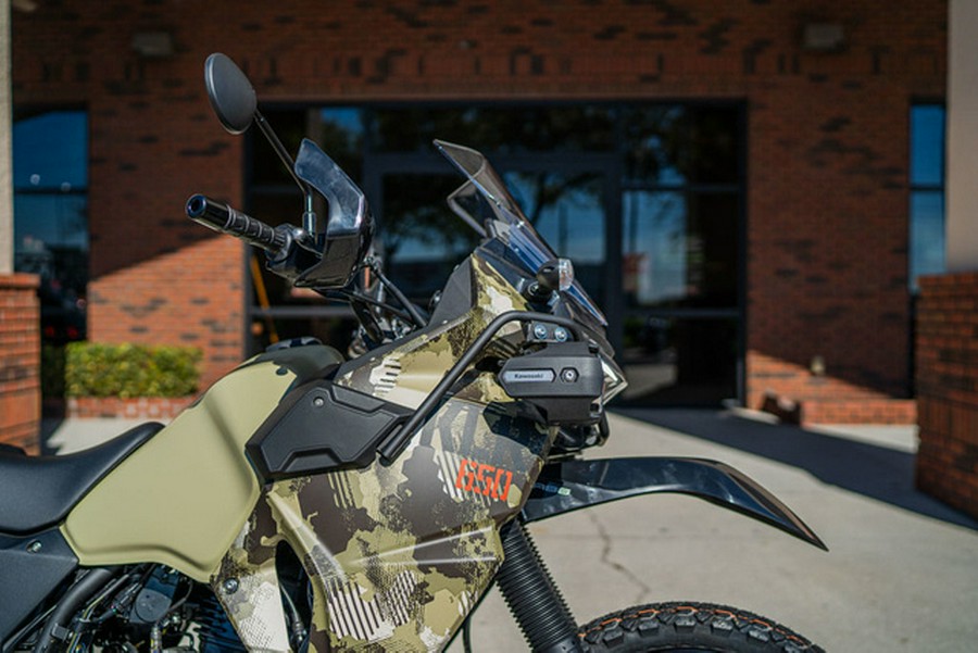 2026 Kawasaki KLR650 Adventure ABS Cypher Camo Beige